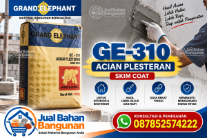 Semen Mortar GE 310 Acian Abu-abu Grand Elephant 40 kg