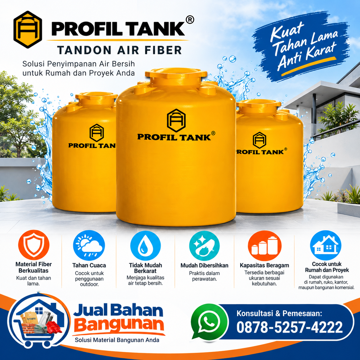 Tandon Air Profil Tank Fiber