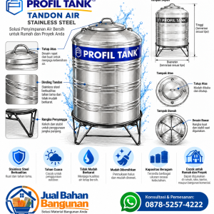 Tandon Air Profil Tank Stainless Steel